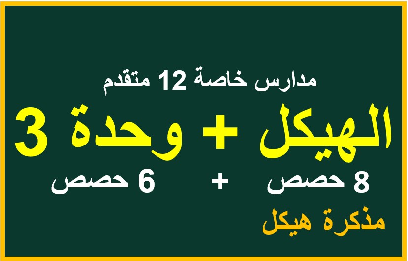 فيزياء-12 متقدم خاص-وحدة 3 والهيكل